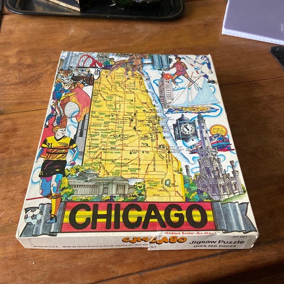 1979 Chicago 550 Piece Jigsaw Puzzle - Picture 6 of 6